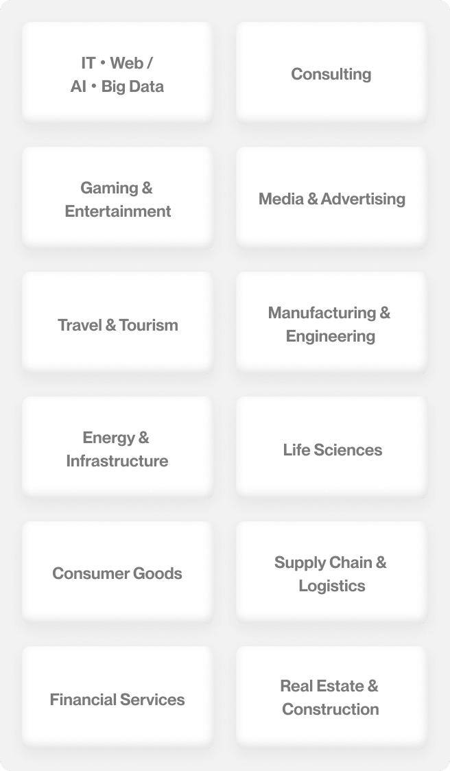 List of Core Areas of Expertise